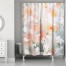 Soft Watercolor Florals 71x74 Shower Curtain