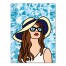 Designs Direct Creative Group Woman At The Pool Wall Art