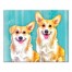 Designs Direct Creative Group Corgi Dog Pals Wall Art