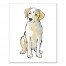 Designs Direct Creative Group Yellow Labrador Dog Wall Art