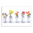 Designs Direct Creative Group Painted Flowers in Glass Jars Print Wall Art