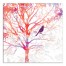 Designs Direct Creative Group Watercolor Bird in Red Tree Wall Art