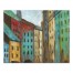 Painted Colorful Buildings Wall Art