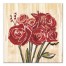 Painted Red Rose Bouquet Wall Art