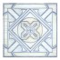 Blue and White Watercolor Tile Wall Art