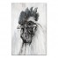 Designs Direct Creative Group Inky Rooster Black and White Wall Art