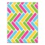 Geometric Colorful Summer Chevron 12x16 Canvas Wall Art