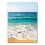Blue Ocean Shore & Sea  12x16 Canvas Wall Art