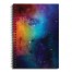 Colorful Space 6x8 Ruled Spiral Notebook