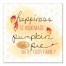 Happiness is Homemade Pumpkin Pie 12x12 Canvas Wall Art
