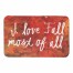 Love Fall Most of All 34x21 Bath Mat