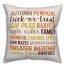 Fall Things 18x18 Spun Poly Pillow