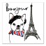 Bonjour Frenchie Dog Wall Art