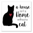 House Home Cat Wall Art