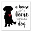 House Home Dog Wall Art
