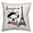 Bonjour Frenchie Dog Pillow Cover