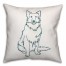 Shaggy Dog Blue Pillow Cover