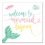Welcome to Mermaid Lagoon 12x12 Canvas Wall Art