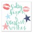 Salty Kisses & Starfish Wishes 12x12 Canvas Wall Art