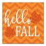 Hello Fall Chevron Wall Art