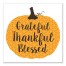 Grateful Thankful Blessed Pumpkin Wall Art