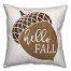 Hello Fall Acorn Pillow