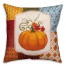 Harvest Patchwork Pumpkin Pillow