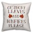 Crunchy Leaves and Bonfires Please Pillow
