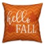 Hello Fall Chevron Pillow