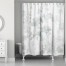 Soft Wildflowers 71x74 Shower Curtain
