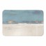 Blue and Cream Horizon 34x21 Bath Mat