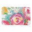 Bright Watercolor Florals 34x21 Bath Mat
