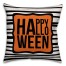 Happy Halloween Stripes Pillow