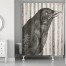 Spooky Crow 71x74 Shower Curtain