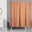 Orange Polka Dots 71x74 Shower Curtain