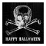 Scull and Crossbones Happy Halloween Wall Art