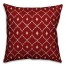 Red Diamond Pattern Pillow Cover