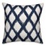Navy Diamond Pattern Pillow