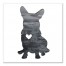 Ink Silhouette Corgi Wall Art