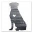 Ink Silhouette Rottweiler Wall Art