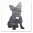 Ink Silhouette Yorkie Wall Art