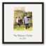 Utah Family 20x20 Personalized Black Floating Framed Canvas