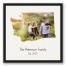 Washington Family 20x20 Personalized Black Floating Framed Canvas