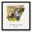 Arkansas Family 20x20 Personalized Black Floating Framed Canvas