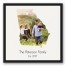Georgia Family 20x20 Personalized Black Floating Framed Canvas