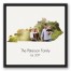 Kentucky Family 20x20 Personalized Black Floating Framed Canvas
