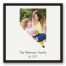 Nevada Family 20x20 Personalized Black Floating Framed Canvas