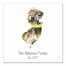 New Jersey Family 20x20 Personalized Canvas Wall Art