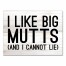 I Like Big Mutts 30x40 Canvas Wall Art
