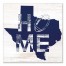Designs Direct Creative Group Texas Football State Pride 16x16 Canvas Wall Art